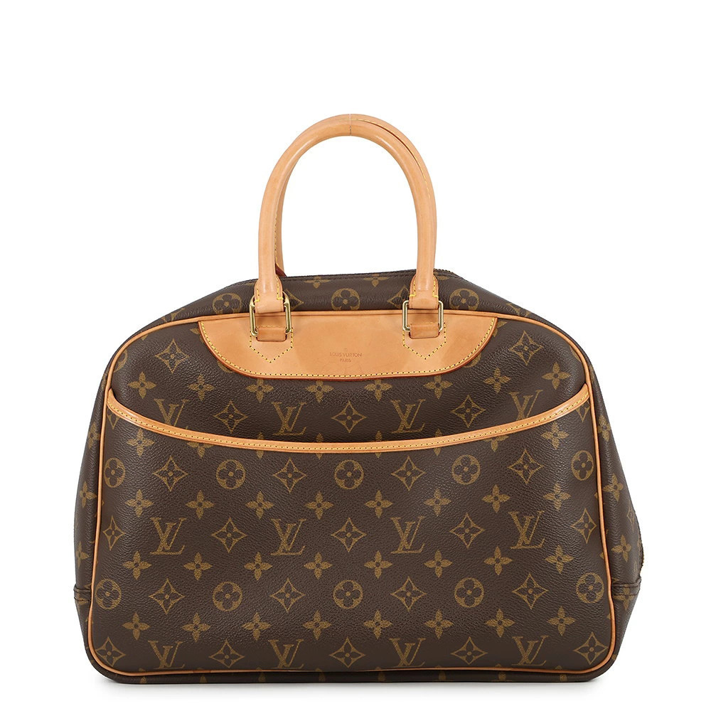 Louis Vuitton Monogram Deauville Bowling Vanity Handbag
